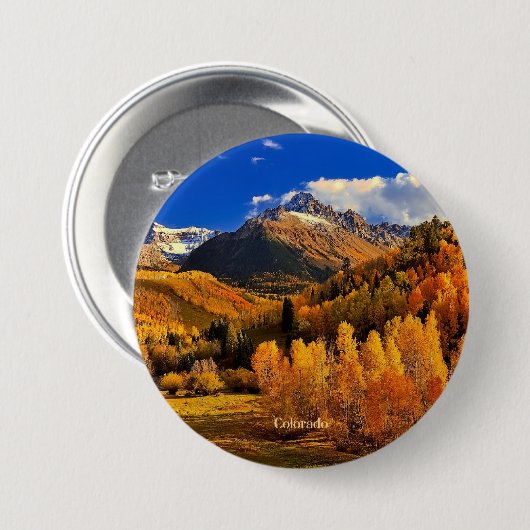 Herbst in Colorado Button (Vorne & Hinten)