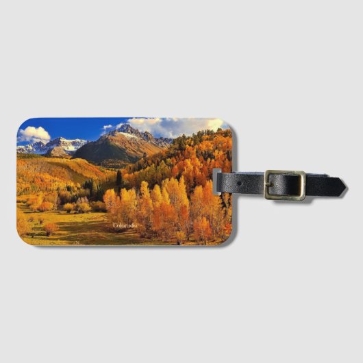 Herbst in Colorado Gepäckanhänger (Vorderseite (Horizontal))