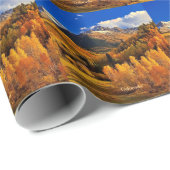 Herbst in Colorado Geschenkpapier (Rolleneckpunkt)