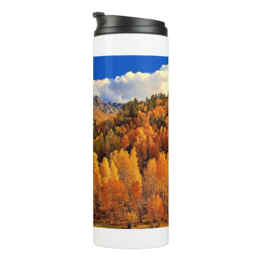 Herbst in Colorado Thermosbecher (Nach rechts gedreht)