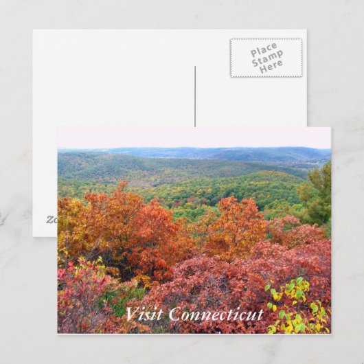 Herbst in Connecticut Postkarte (Vorne/Hinten)