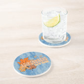 Herbst in den Adirondacks mit Herbstlauben Bear Tr Getränkeuntersetzer (Seite)