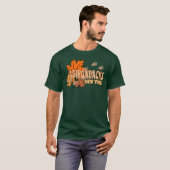 Herbst in den Adirondacks mit Herbstlauben Bear Tr T-Shirt (Vorne ganz)