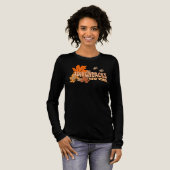 Herbst in den Adirondacks mit Herbstlauben Bear Tr Tri-Blend Shirt (Volle Vorderseite)