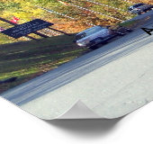 Herbst in den Adirondacks Poster (Ecke)