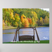 Herbst in den Adirondacks von NY Print oder Poster (Vorne)