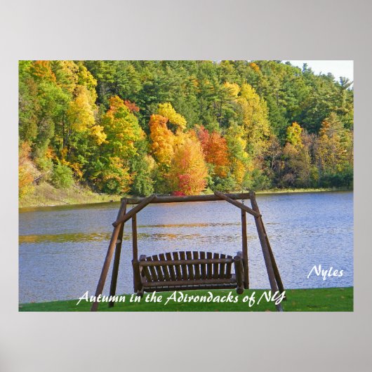 Herbst in den Adirondacks von NY Print oder Poster (Vorne)
