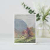 Herbst in den Alpen Malerei Postkarte (Stehend Vorderseite)