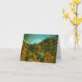 Herbst in den Bergen...... Karte (Gelbe Blume)