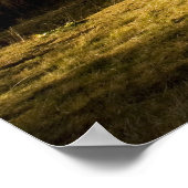 Herbst in den Bergen Poster (Ecke)