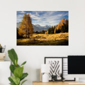 Herbst in den Bergen Poster (Heimbüro)