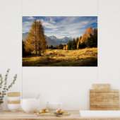 Herbst in den Bergen Poster (Küche)