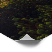 Herbst in den Bergen Poster (Ecke)