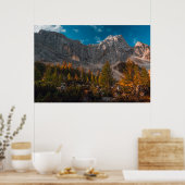 Herbst in den Bergen Poster (Küche)