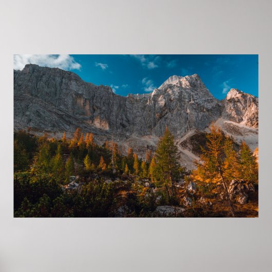 Herbst in den Bergen Poster (Vorne)