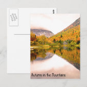 Herbst in den Bergen Postkarte (Vorne/Hinten)