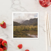 Herbst in den Bergen Serviette (Beispiel)