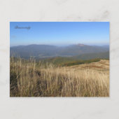Herbst in den Bergen von Bieszczady Postkarte (Vorderseite)