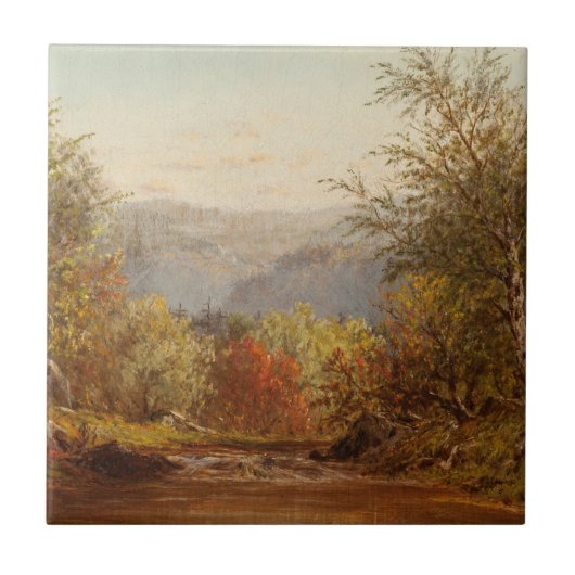 Herbst in den Catskills - Charles W. Knapp Fliese (Vorderseite)