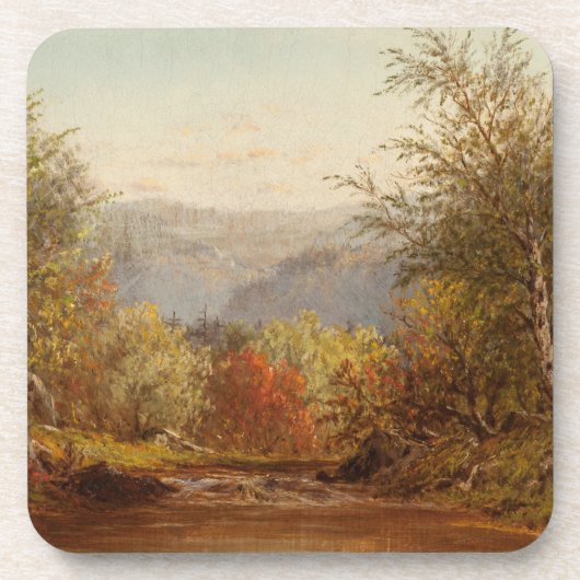 Herbst in den Catskills - Charles W. Knapp Getränkeuntersetzer (Vorderseite)