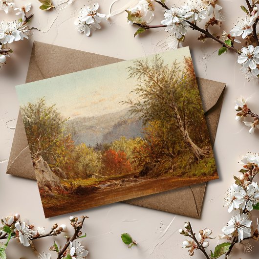 Herbst in den Catskills - Charles W. Knapp Postkarte