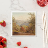 Herbst in den Catskills - Charles W. Knapp Serviette (Beispiel)