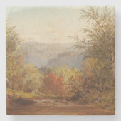 Herbst in den Catskills - Charles W. Knapp Steinuntersetzer (Vorderseite)