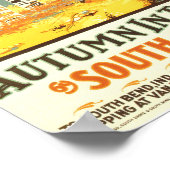 Herbst in den Dünen - Südküste Poster (Ecke)