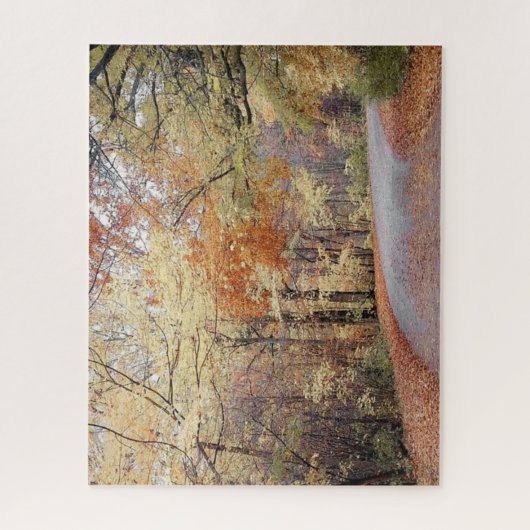 Herbst in den farbenfrohen Michigan-Blätter Puzzle (Vertikal)