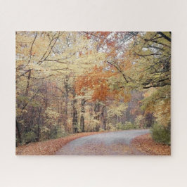 Herbst in den farbenfrohen Michigan-Blätter Puzzle