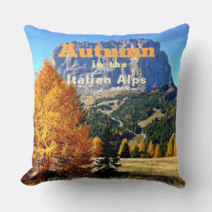 Herbst in den italienischen Alpen Kissen