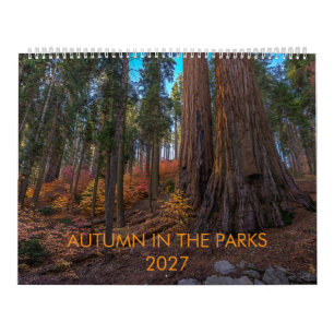 Herbst in den Parks 2027 12-Monate Wandkalender