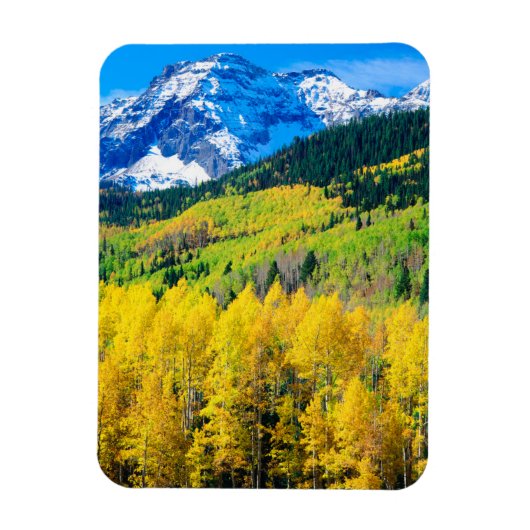 Herbst in den Rockies Magnet (Vertikal)