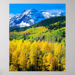 Herbst in den Rockies Poster