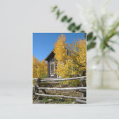 Herbst in den Rockies Postkarte (Stehend Vorderseite)