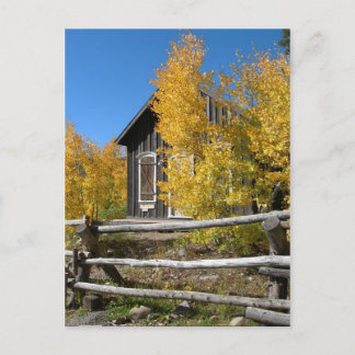 Herbst in den Rockies Postkarte