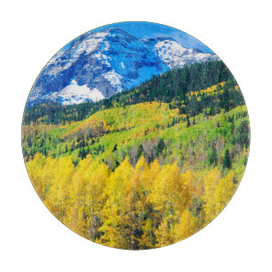 Herbst in den Rocky Mountains Schneidebrett