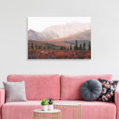 Herbst in Denali Leinwanddruck (Insitu (Wohnzimmer))