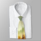 Herbst in der Berglandschaft Krawatte (Gebunden)