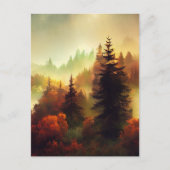 Herbst in der Berglandschaft Postkarte (Vorderseite)