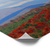 Herbst in der Blauen Brücke, North Carolina Poster (Ecke)