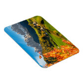 Herbst in der Dolomiten-Landschaft mit Kirche Magnet (Rechte Seite)