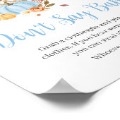 Herbst in der Liebe Blue Pumpkin Sage Baby nicht Poster (Ecke)