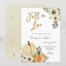 Herbst in der Liebe Kürbisfest Einladung