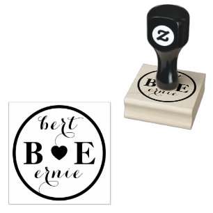 Herbst in der Liebe Romantik 2" x 2" Stilvolle Hol Gummistempel