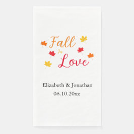 Herbst in der Liebe Serviette