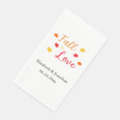 Herbst in der Liebe Serviette (Ecke)