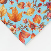 Herbst in der Luft Fleecedecke (Ecke)