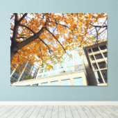 Herbst in der Stadt Leinwanddruck (Insitu (Holzboden))