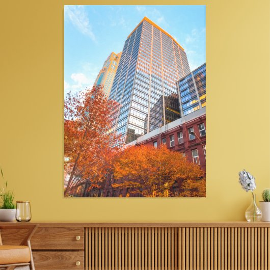 Herbst in der Stadt Leinwanddruck (Insitu (Wohnzimmer))